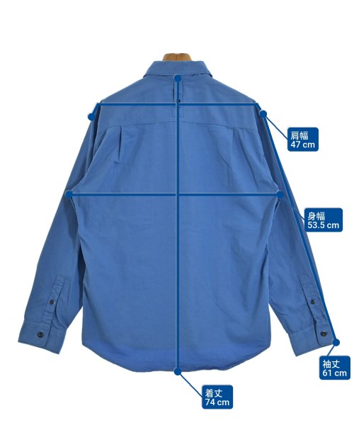STONE ISLAND（ストーンアイランド）カジュアルシャツ 青 サイズ:S メンズ/2200698175037