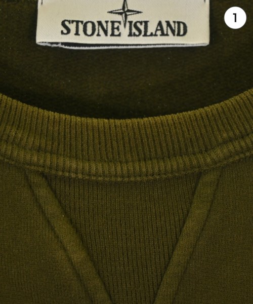 STONE ISLAND（ストーンアイランド）スウェット カーキ サイズ:L メンズ/2200698828032