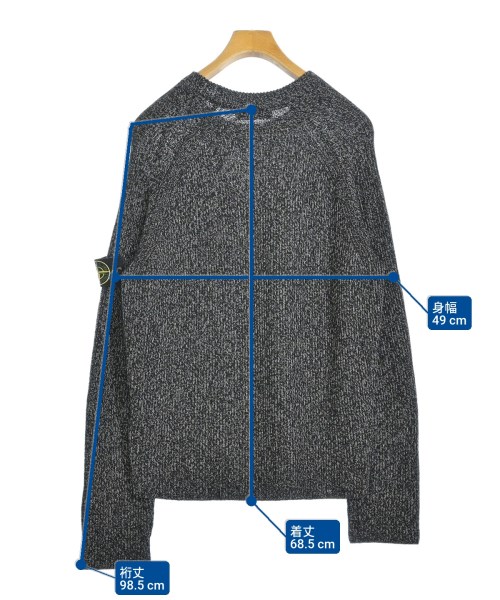 STONE ISLAND（ストーンアイランド）ニット・セーター 黒 サイズ:S メンズ/2200694372164