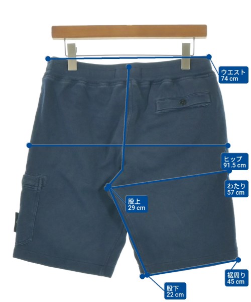 STONE ISLAND（ストーンアイランド）ショートパンツ 紺 サイズ:S メンズ/2200653264042