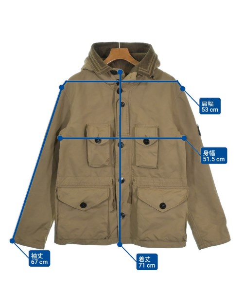 STONE ISLAND（ストーンアイランド）ミリタリーブルゾン ベージュ サイズ:L メンズ/2200657442019