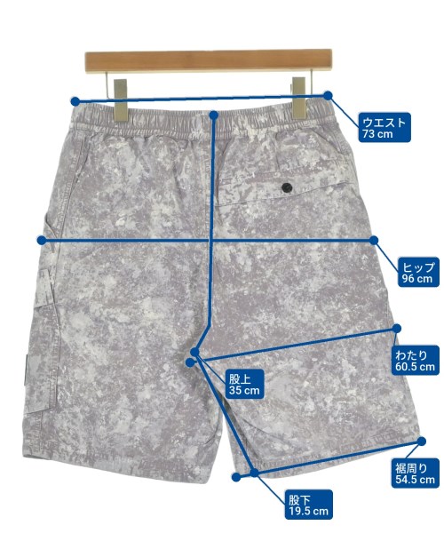 STONE ISLAND（ストーンアイランド）ショートパンツ 紫 サイズ:30(M位) メンズ/2200661340264