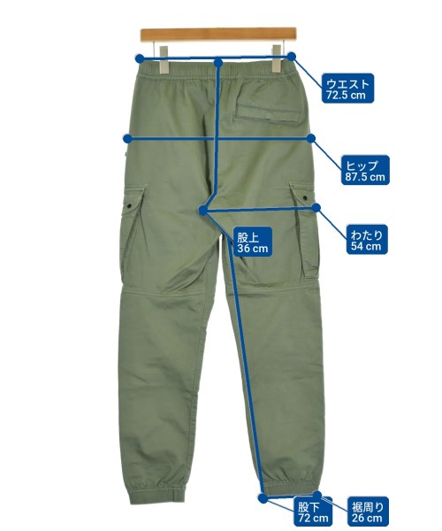 STONE ISLAND（ストーンアイランド）カーゴパンツ 緑 サイズ:29(S位) メンズ/2200711024052