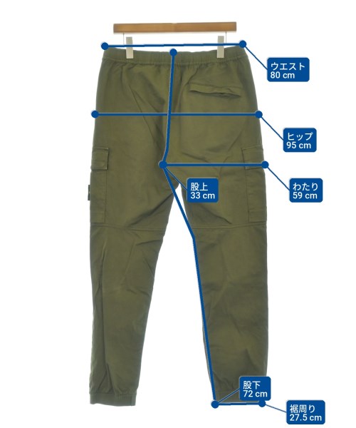 STONE ISLAND（ストーンアイランド）カーゴパンツ カーキ サイズ:33(L位) メンズ/2200715433072