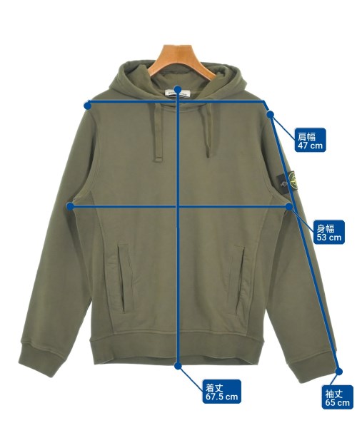 STONE ISLAND（ストーンアイランド）パーカー カーキ サイズ:M メンズ/2200715698013