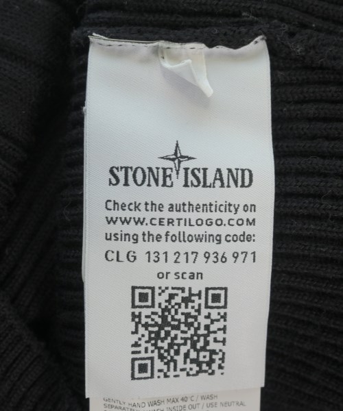 STONE ISLAND（ストーンアイランド）ニット・セーター 黒 サイズ:M メンズ/2200714228082