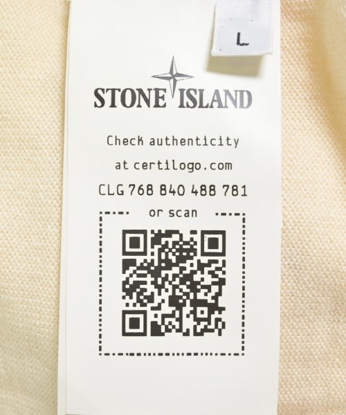 STONE ISLAND（ストーンアイランド）カーディガン 白 サイズ:L メンズ/2200715837245