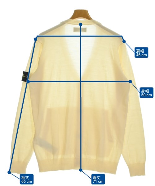 STONE ISLAND（ストーンアイランド）カーディガン 白 サイズ:L メンズ/2200715837245