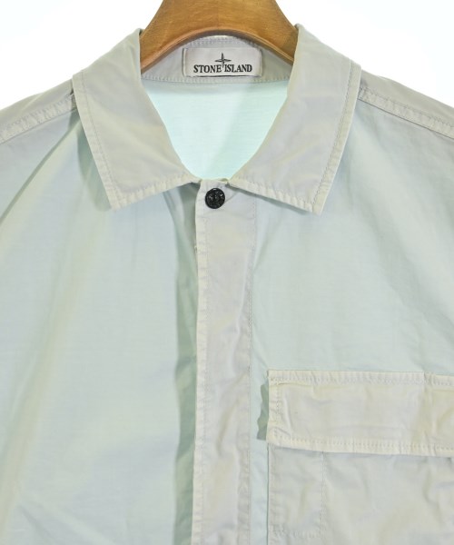 STONE ISLAND（ストーンアイランド）カジュアルシャツ 青 サイズ:L メンズ/2200715881033