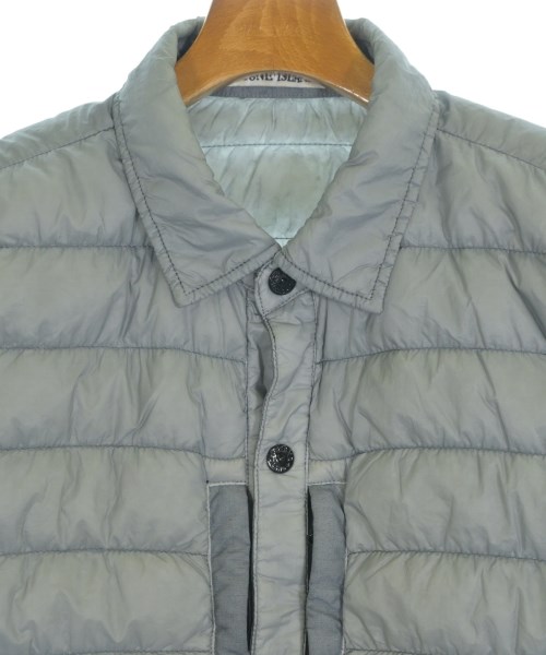 STONE ISLAND（ストーンアイランド）ダウンジャケット/ダウンベスト グレー サイズ:L メンズ/2200718447045