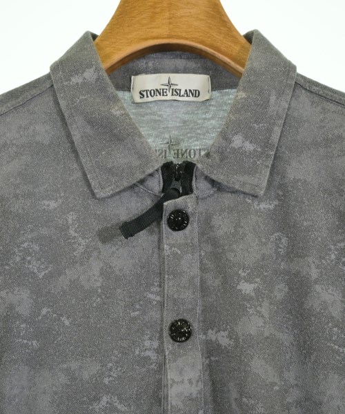 STONE ISLAND（ストーンアイランド）ポロシャツ グレー サイズ:L メンズ/2200719288036
