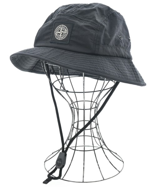 STONE ISLAND(ストーンアイランド)ハット 黒 サイズ:L/2200645544022