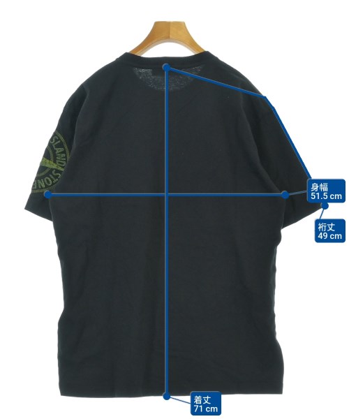 STONE ISLAND（ストーンアイランド）Tシャツ・カットソー 黒 サイズ:L メンズ/2200647159149