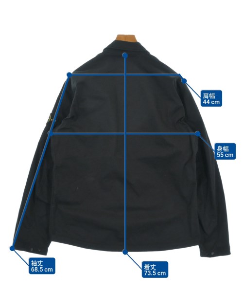 STONE ISLAND（ストーンアイランド）カジュアルシャツ 黒 サイズ:L メンズ/2200647800010