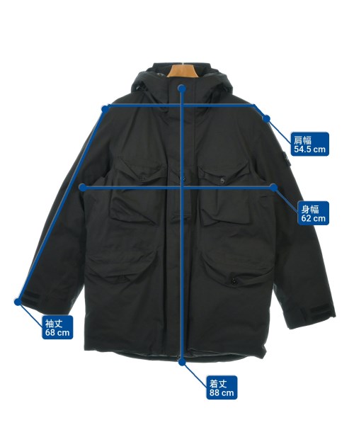 STONE ISLAND（ストーンアイランド）ダウンジャケット/ダウンベスト 黒 サイズ:L メンズ/2200648308010