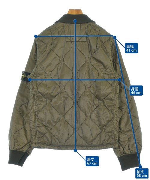 STONE ISLAND（ストーンアイランド）ブルゾン カーキ サイズ:S メンズ/2200649344017