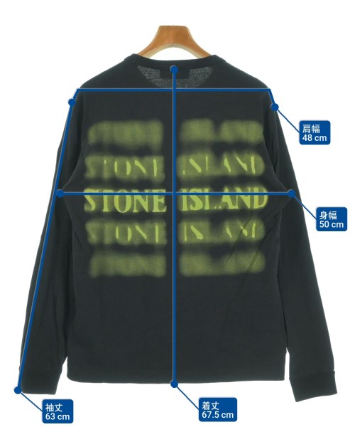 STONE ISLAND（ストーンアイランド）Tシャツ・カットソー 黒 サイズ:M メンズ/2200649302017