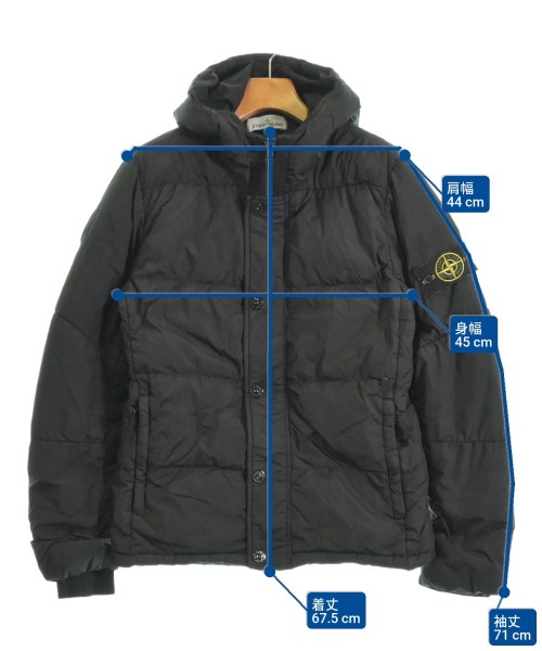 STONE ISLAND（ストーンアイランド）ダウンジャケット/ダウンベスト 黒 サイズ:M メンズ/2200639335025