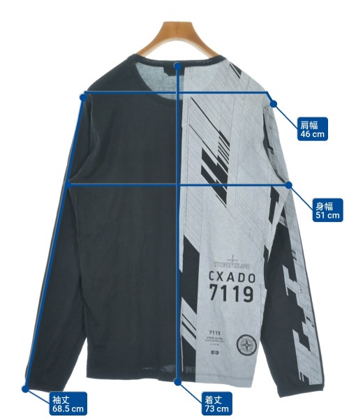 STONE ISLAND（ストーンアイランド）Tシャツ・カットソー 黒 サイズ:M メンズ/2200639335322