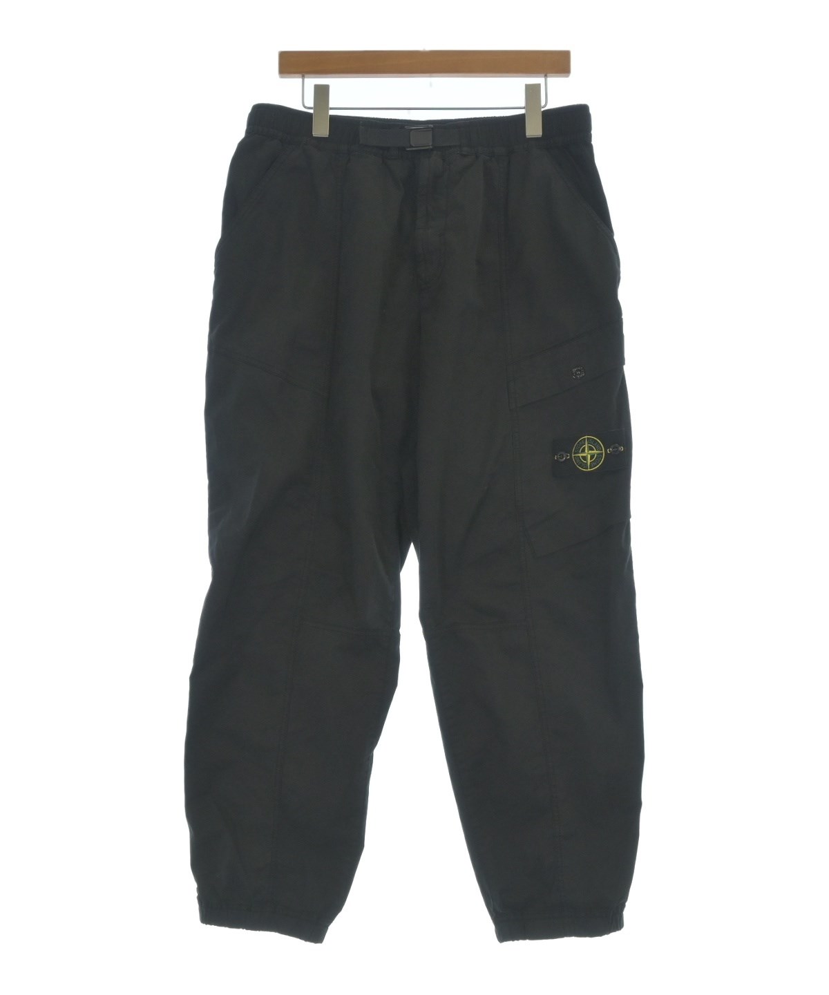 STONE ISLAND（ストーンアイランド）カーゴパンツ 黒 サイズ:34(L位