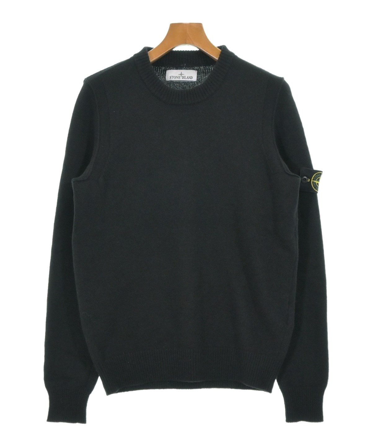 ［新品］STONE  ニット STONE ISLAND（ストーンアイランド）ニット・セーター 黒 サイズ:S