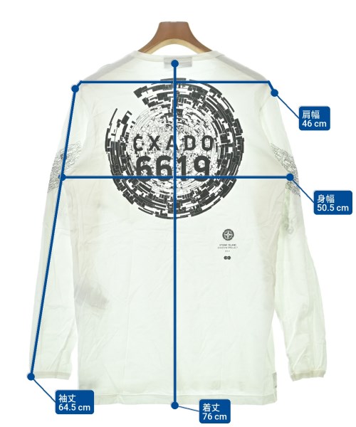 STONE ISLAND（ストーンアイランド）Tシャツ・カットソー 白 サイズ:M メンズ/2200646812113