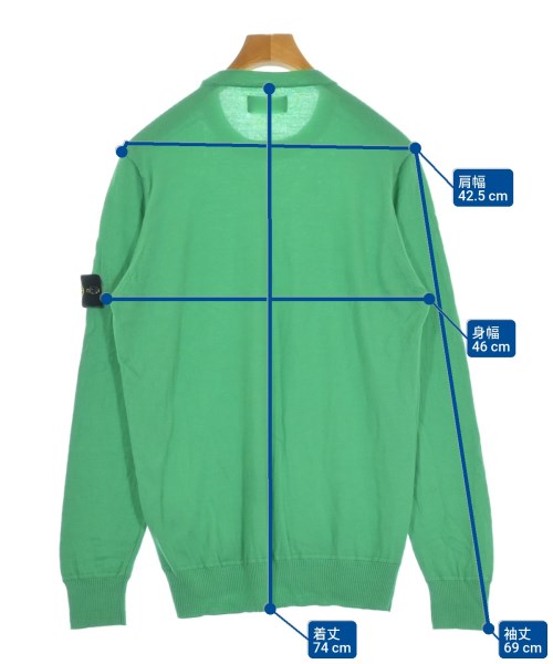 STONE ISLAND（ストーンアイランド）ニット・セーター 緑 サイズ:L メンズ/2200654516010