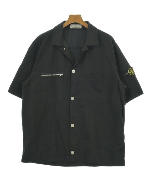 STONE ISLAND(ストーンアイランド)カジュアルシャツ 黒 サイズ:XL/2200699309073