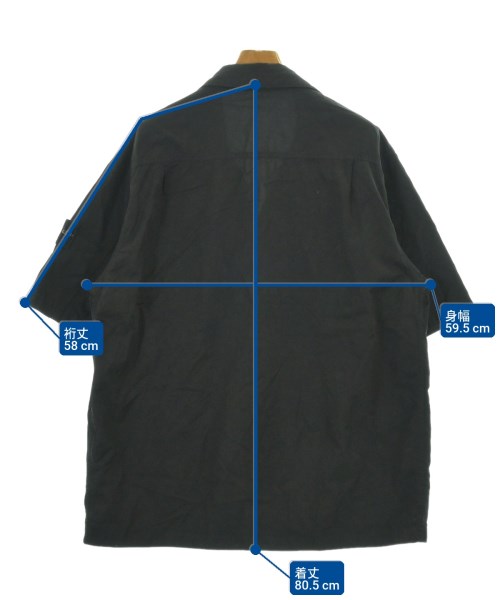 STONE ISLAND（ストーンアイランド）カジュアルシャツ 黒 サイズ:XL メンズ/2200699309073