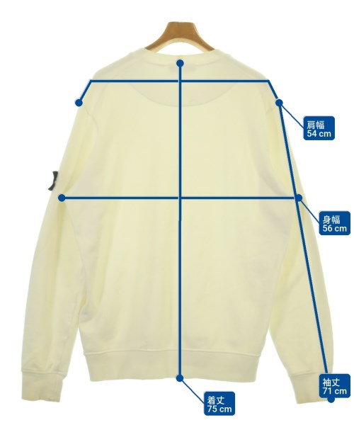 STONE ISLAND（ストーンアイランド）スウェット 白 サイズ:XL メンズ/2200703641021