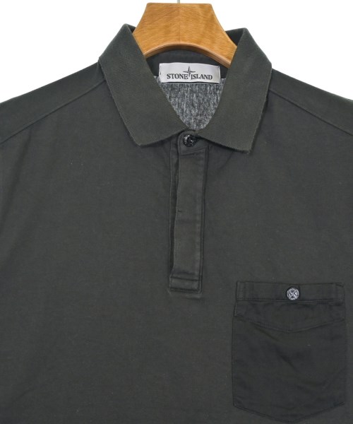 STONE ISLAND（ストーンアイランド）ポロシャツ グレー サイズ:S メンズ/2200704851061