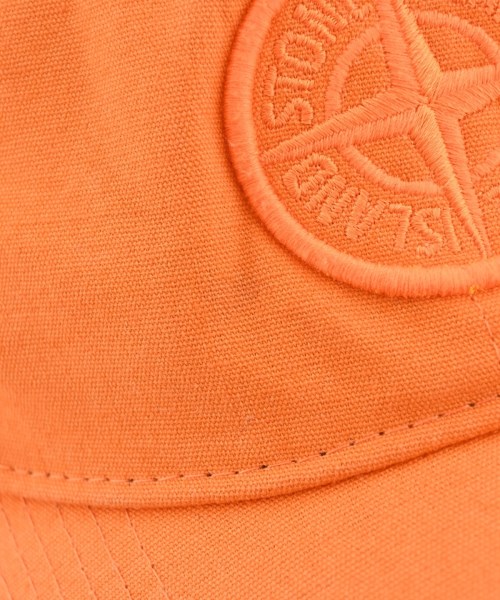 STONE ISLAND（ストーンアイランド）キャップ オレンジ サイズ:M メンズ/2200708057025