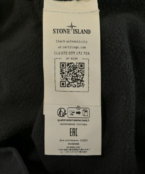 STONE ISLAND（ストーンアイランド）スウェット 黒 サイズ:L メンズ/2200709377108