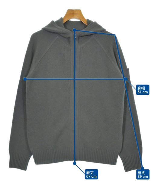 STONE ISLAND（ストーンアイランド）ニット・セーター グレー サイズ:S メンズ/2200662980018