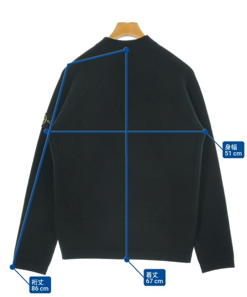 STONE ISLAND（ストーンアイランド）ニット・セーター 黒 サイズ:S メンズ/2200662980025