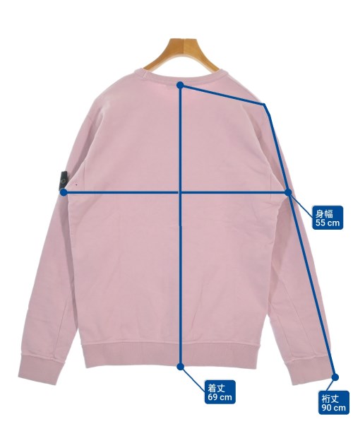 STONE ISLAND（ストーンアイランド）スウェット ピンク サイズ:L メンズ/2200664198077