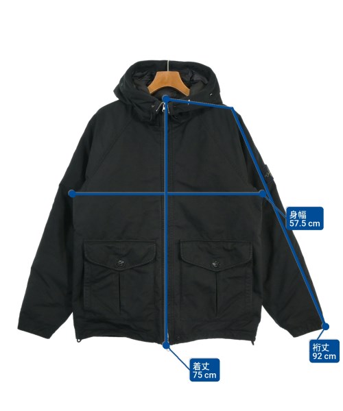 STONE ISLAND（ストーンアイランド）ダウンジャケット/ダウンベスト 黒 サイズ:M メンズ/2200663340019