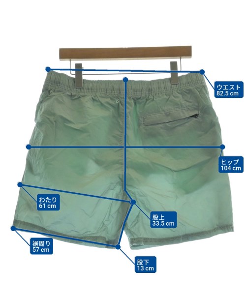 STONE ISLAND（ストーンアイランド）ショートパンツ 緑 サイズ:XL メンズ/2200661052068
