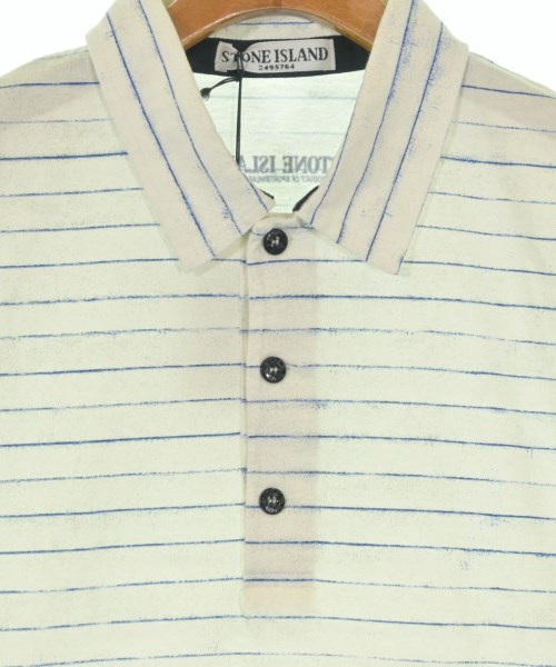 STONE ISLAND（ストーンアイランド）ポロシャツ 白 サイズ:M メンズ/2200665489037