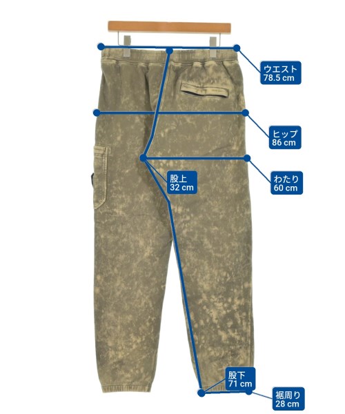 STONE ISLAND（ストーンアイランド）スウェットパンツ カーキ サイズ:S メンズ/2200670057108