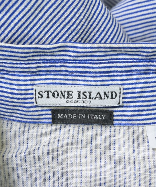 STONE ISLAND（ストーンアイランド）カジュアルシャツ 青 サイズ:M メンズ/2200670653041