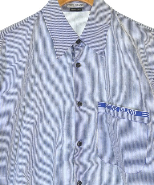 STONE ISLAND（ストーンアイランド）カジュアルシャツ 青 サイズ:M メンズ/2200670653041
