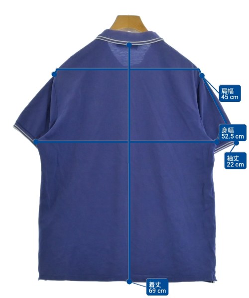STONE ISLAND（ストーンアイランド）ポロシャツ 紫 サイズ:XL メンズ/2200722603086