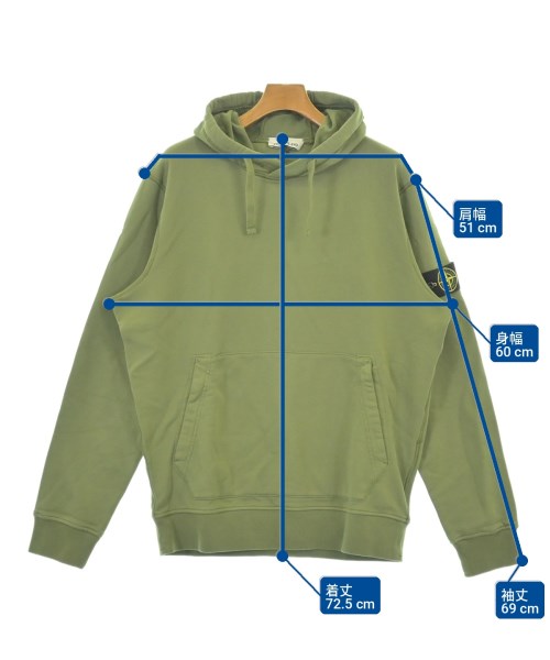 STONE ISLAND（ストーンアイランド）パーカー カーキ サイズ:XL メンズ/2200724085095