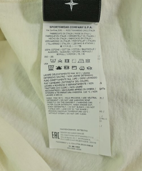 STONE ISLAND（ストーンアイランド）Tシャツ・カットソー 白 サイズ:M メンズ/2200726150159