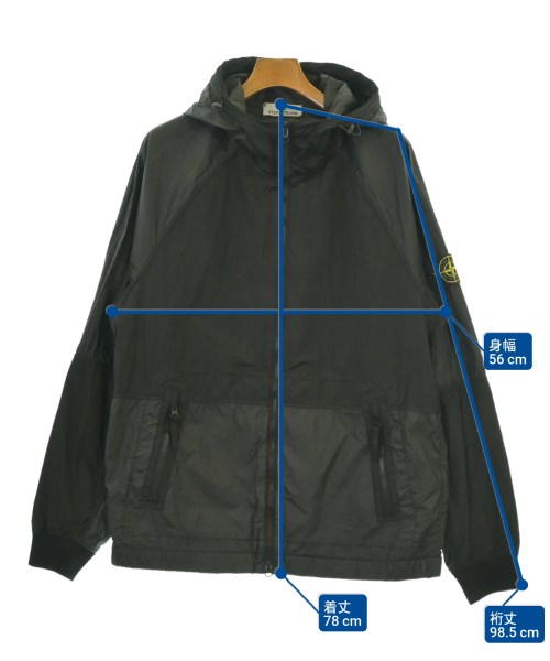 STONE ISLAND（ストーンアイランド）ブルゾン 黒 サイズ:L メンズ/2200683074017