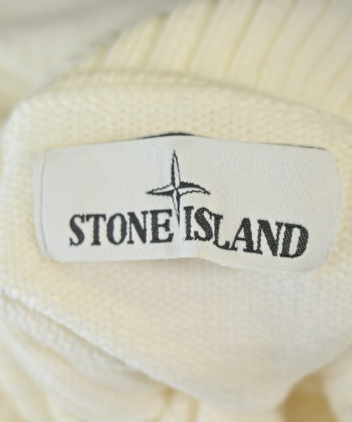 STONE ISLAND（ストーンアイランド）ニット・セーター 白 サイズ:L メンズ/2200678199015