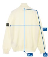 STONE ISLAND（ストーンアイランド）ニット・セーター 白 サイズ:L メンズ/2200678199015