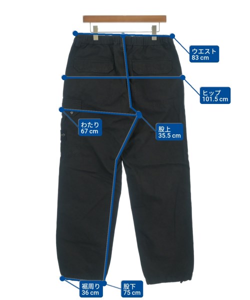 STONE ISLAND（ストーンアイランド）カーゴパンツ 黒 サイズ:32(L位) メンズ/2200681232068