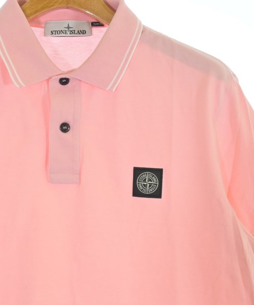 STONE ISLAND（ストーンアイランド）ポロシャツ ピンク サイズ:XL メンズ/2200686858096